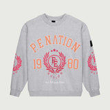 P.E NATION - Baltoro Sweat - Grey Marl