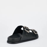 SOL SANA - San Jose Footbed - Black / Silver