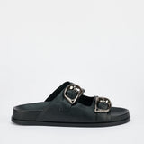 SOL SANA - San Jose Footbed - Black / Silver