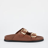 SOL SANA - San Jose Footbed - Cocoa / Gold