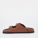 SOL SANA - San Jose Footbed - Cocoa / Gold