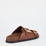 SOL SANA - San Jose Footbed - Cocoa / Gold