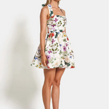 SOFIA THE LABEL - Amara Bubble Mini Dress - Enchanted Floral