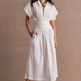 SOVERE / - Asta Dress - Chalk