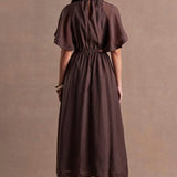 SOVERE / - Aura Dress - Chocolate