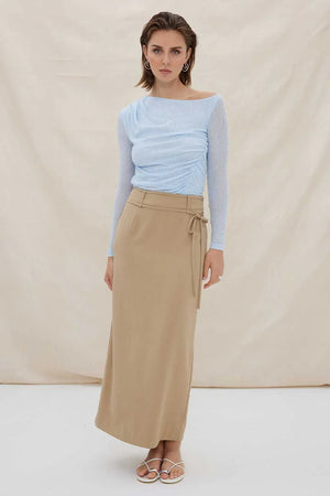 SOVERE - Volition Maxi Skirt - Pecan