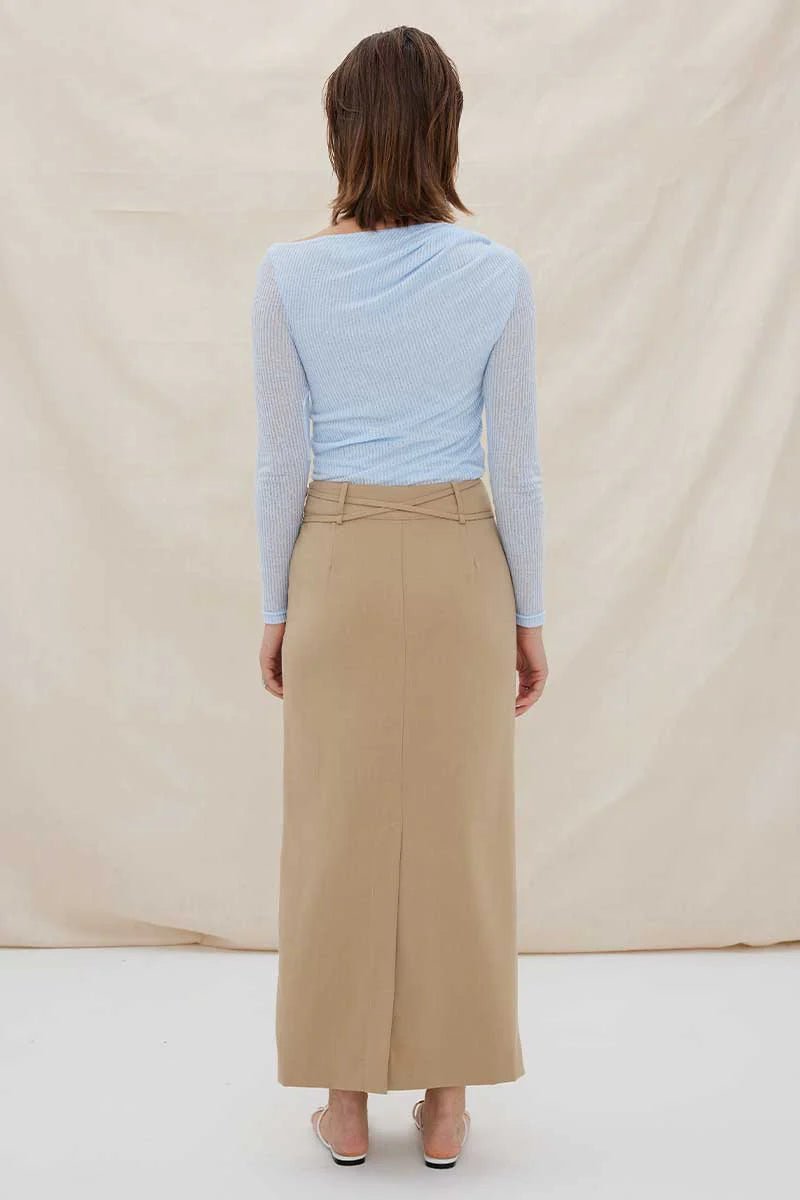 SOVERE - Volition Maxi Skirt - Pecan