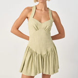 SOVERE / - Georgia Mini Dress - Celery