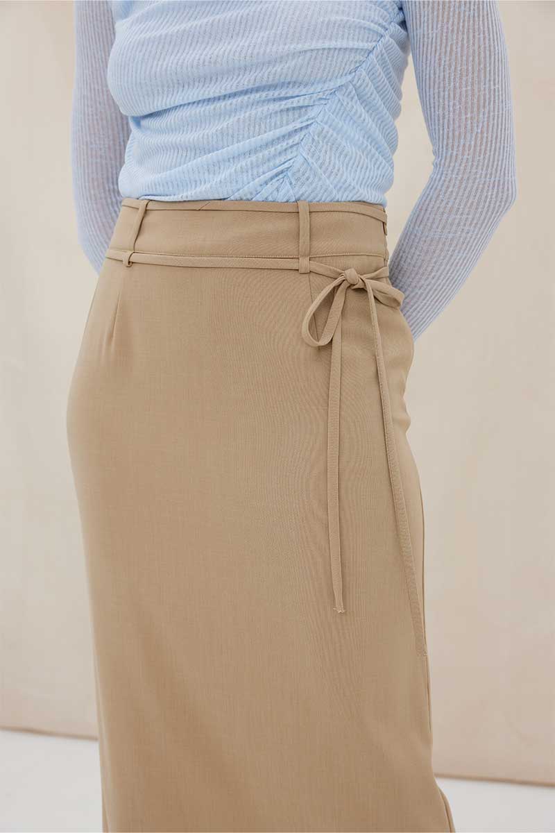 SOVERE - Volition Maxi Skirt - Pecan