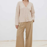 SOVERE / - Laced Sweater - Natural