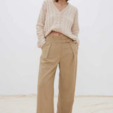 SOVERE / - Laced Sweater - Natural