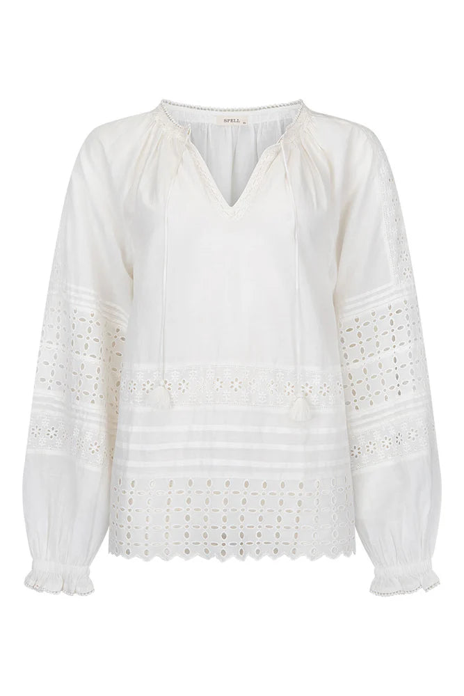 SPELL - Love In The Afternoon Lace Blouse - Daisy