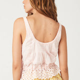 SPELL - Love In The Afternoon Lace Cami - Rose Water