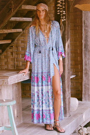 SPELL - Love Jetty Gown - Blue Nirvana