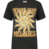 SPELL - Moonlight Biker Tee - Charcoal