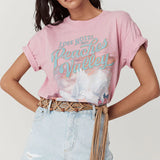 SPELL - Peaches Biker Tee - Musk