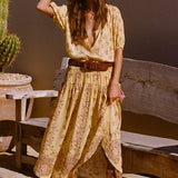 SPELL - Rebel Spirit Tassel Maxi Skirt - Daffodil