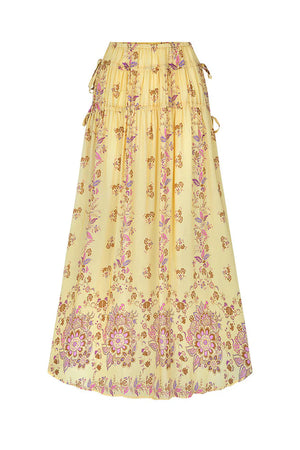 SPELL - Rebel Spirit Tassel Maxi Skirt - Daffodil