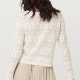 SPELL - Siesta Pointelle Cardigan - Daisy