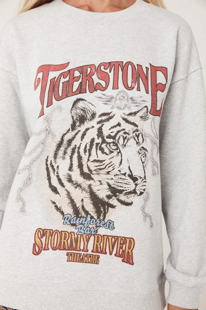 SPELL - Stormy River Sweatshirt - Grey Marle