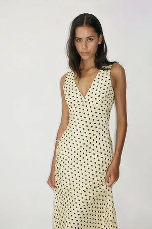 OWNLEY - Tulip Midi Dress - Butter Spot