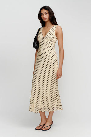 OWNLEY - Tulip Midi Dress - Butter Spot