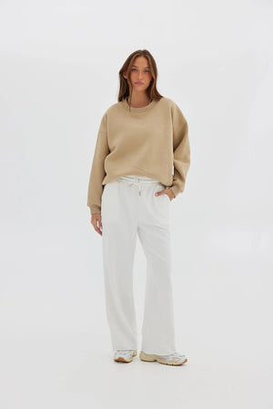 TOAST SOCIETY - Crew Jumper - Tan