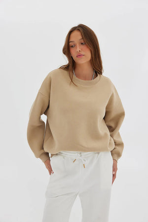 TOAST SOCIETY - Crew Jumper - Tan