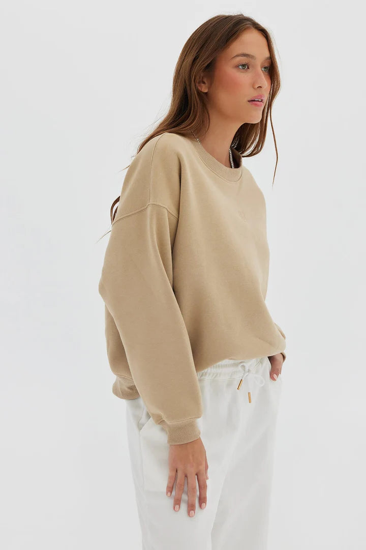 TOAST SOCIETY - Crew Jumper - Tan