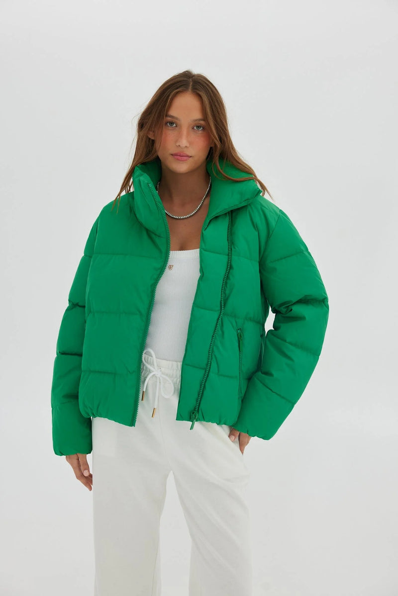 TOAST SOCIETY - Jupiter Puffer Jacket - Kermit