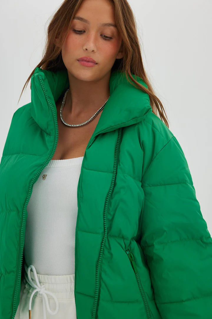 TOAST SOCIETY - Jupiter Puffer Jacket - Kermit