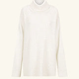 SHONA JOY - Vaiana Roll Neck Jumper - Ivory