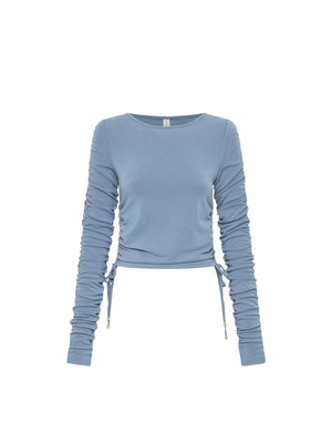 KIVARI - Vanessa Knit Top - Blue