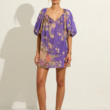 AUGUSTE - Cora Mini Dress - Lavender Floral