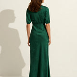 AUGUSTE - Pamela Midi Dress - Emerald Green