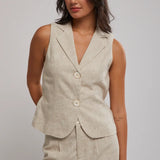 STAPLE THE LABEL - Avery Vest - Natural