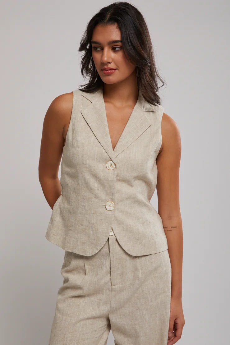 STAPLE THE LABEL - Avery Vest - Natural