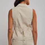 STAPLE THE LABEL - Avery Vest - Natural