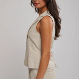 STAPLE THE LABEL - Avery Vest - Natural