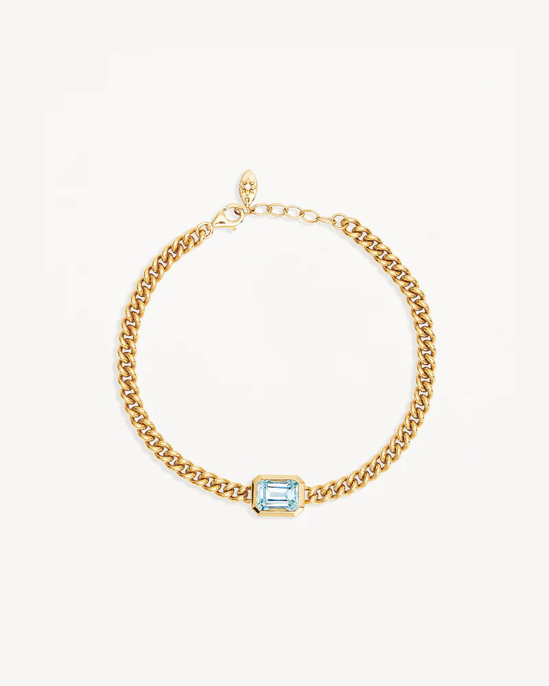 BY CHARLOTTE - Calm Your Soul Topaz Curb Bracelet