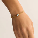 BY CHARLOTTE - Calm Your Soul Topaz Curb Bracelet