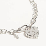 BY CHARLOTTE - Love Unlocked Padlock Bracelet | Silver