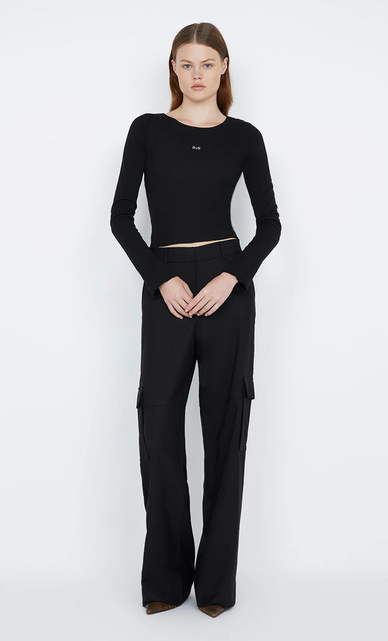 BEC + BRIDGE - B+B Long Sleeve Top - Black