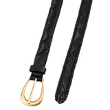 Sancia - Brindisi Woven Belt - Vegetable Black