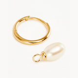 BY CHARLOTTE - Live in Peace Hoop Earrings - 18K Gold Vermeil