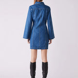 ESMAEE - Unhidden Denim Dress - Blue Denim