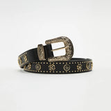 SOL SANA - Eastwood Belt - Black / Gold