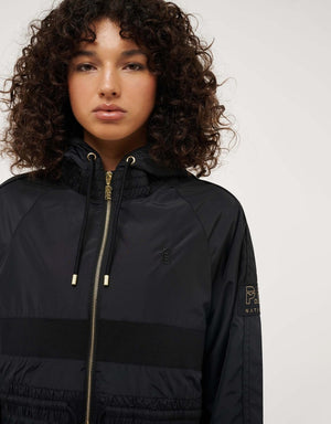 P.E NATION - Cropped Man Down Jacket - Black