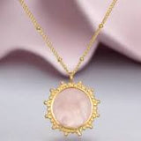 Satya - Unlimited Compassion Rose Quartz Gemstone Necklace