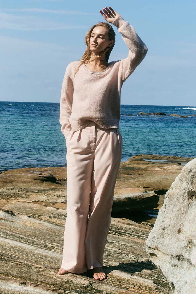 MON RENN - Mara Pant - Blush Pink